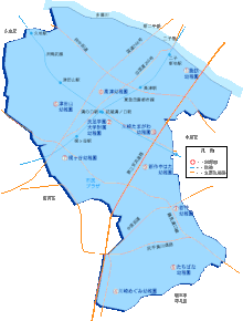 川崎市高津区の幼稚園マップIMG