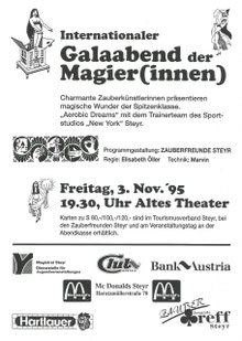 Galaabend der Magierinnen 1995