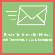 Couvert - Bild zum Bestellen der News mit Terminen, Tipps & Rezepten