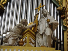 Figurgruppe Chororgel, Abteikirche Ebrach