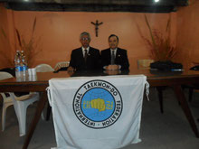 GRAN MAESTRO ADOLFO VILLANUEVA 9º DAN - SABONIM RICARDO ILVENTO 6º DAN - ITF- 20-11-2010