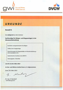 Seminarurkunde
