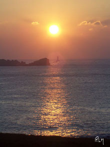 Coucher de soleil sur le Four (Finistère)