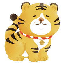 虎のキャラクターイラスト