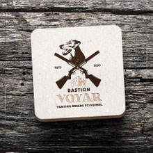 disain logotipov, Kiev, Ukraina, razrabotka logotipa tsena, logotip pitomnika sobaki ohota Bastion VOYAR, Rossiya zakazat, yagdterier