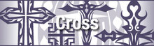 トライバル　十字架・クロス・TRIBAL CROSS