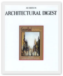 Urban Landscapes solo show, Sutter Gallery, San Francisco, featured in Architectural Digest magazine ad. 