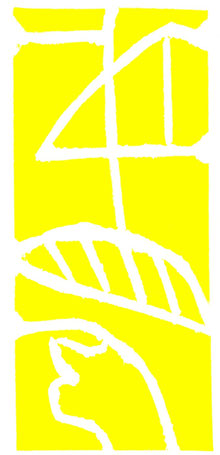 linoleum originale di Roberto Dossi (misura 113x50 mm)