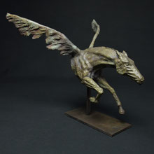 Pegasus_Bronze Sculpture_Alexandra Kapogianni-Beth_www.bildhauerwerke-ak.de