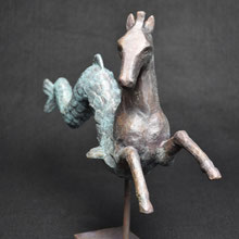 Sea horse | Bronze | 30 x 42 x 9 cm | Alexandra Kapogianni-Beth