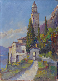 Nr.1940; Kirche Morcote, Tessin
