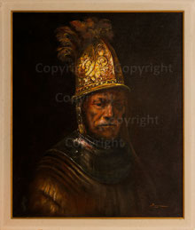 Nr. 4321 Mann mit goldenem Helm