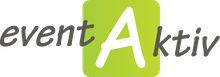 Firmenlogo, Schriftzug "event Aktiv"