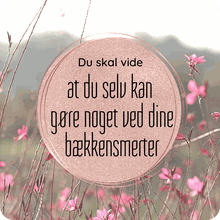 Du skal vide, at du selv kan gøre noget ved din bækkenløsning