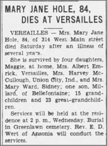 Greenville Daily Advocate (Greenville, Ohio) · 4 May 1953, Mon · Page 1 (click to enlarge)