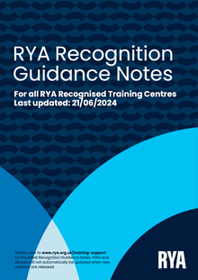 RYA training centre recognition guidance notes