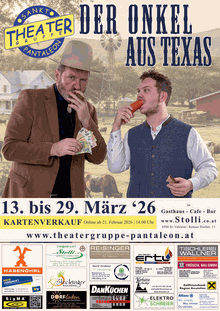 Theater St. Pantaleon präsentiert 2026 | Der Onkel aus Texas | 13. bis 29. März 2026