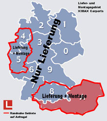 Liefergebiet Alucarports