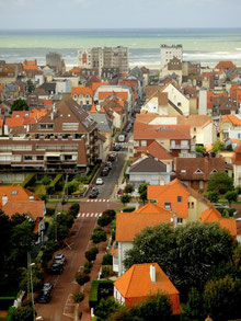 La ville face à la Manche