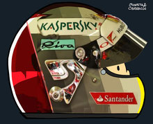 Sebastián Vettel by Muneta & Cerracín