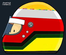 Helmet of Max Papis by Muneta & Cerracín