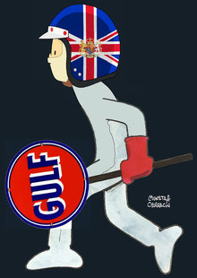Geoff Duke by Muneta & Cerracín