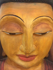 Logo Weiße Sangha, White Sangha, Ngakpa-Tradition, Tantrischer Meister Padmasambhava, Dreizack, Trishula, Tantrischer Buddhismus, Dzogchen Praktizierende