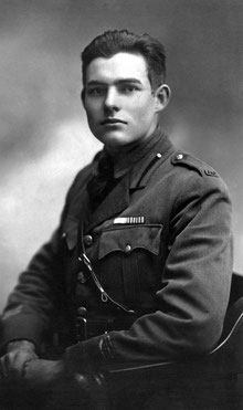 Ernest Hemingway in Milan.1918.