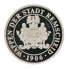 Medaille Silber Remscheid Stadtwappen