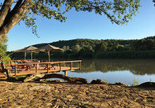 Natur pur in der Kunene River Lodge 