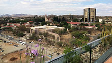 Windhoek von der Hotel Hilton Dachterrasse 