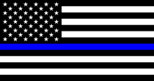 THIN BLUE LINE FLAG