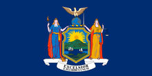 FLAGGE DES US-BUNDESSTAATES NEW YORK