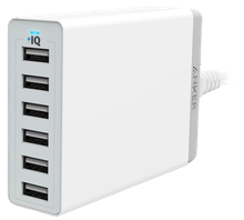 USB-Verteiler zum Gleichzeitigen Laden mehrerer iPads oder Tabletts