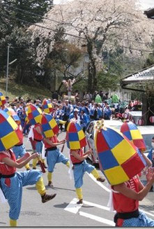 能地歌舞伎花馬祭り杵振り踊り伝統建築芝居小屋