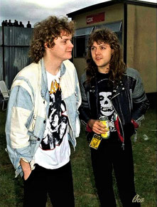 Lars Ulrich und Rick Allen