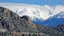 Kreta, Schnee im Levka Ori Gebirge