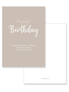 Postkarte Happy Birthday