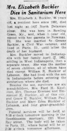 The Indianapolis Star (Indianapolis, Indiana) · 29 Aug 1935, Thu · Page 12 (click to enlarge)