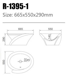 Waschtisch R-1395-1