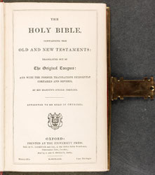 Abraham Lincoln Bibel Titelseite