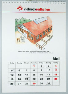 Viebrock Reitanlagenbau | Kalender | Illustration und Gestaltung