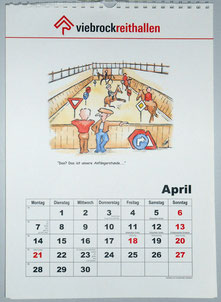 Viebrock Reitanlagenbau | Kalender | Illustration und Gestaltung