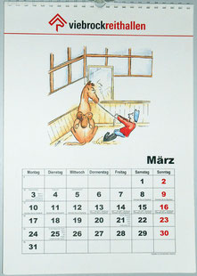 Viebrock Reitanlagenbau | Kalender | Illustration und Gestaltung