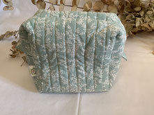 vanity, trousse de toilette matelassée grande