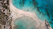 Kreta, Lagune von Elafonisi