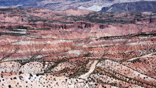 Piste durch die Badlands bei Gorafe