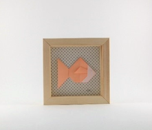 Cadre origami Poisson - Format 11x11cm - 20€