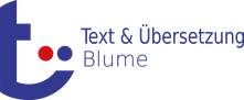 Logo Text-und-Uebersetzung-Blume