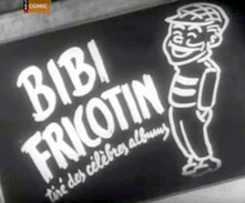 Bibi Fricotin au cinéma en noir et blanc